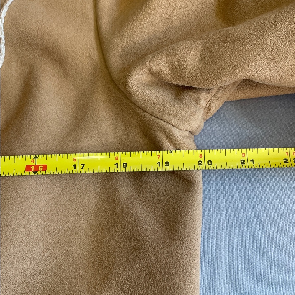 CAbi Faux Suede/Shearling Jacket Medium - Picture 5 of 8